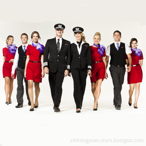 Hot selling air force stewardess asia uniform in 2016